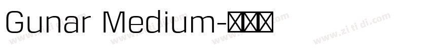 Gunar Medium字体转换